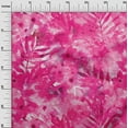 thumbnail image 3 of oneOone Velvet Fuschia Pink Fabric Tropical Abstract Craft Projects Decor Fabric Printed By The Yard 58 Inch Wide, 3 of 4