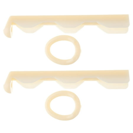 OFFIGAM 1 Pair Billiard Cue Tip Excision Tool Plastic Beige for Billiards Maintenance and Care Accessories