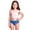 Blue, variant on Kids Girls Solid Color Swim Bottoms Triangle Bikini Briefs Swimwear Gymnastics Dance Sports Underpants