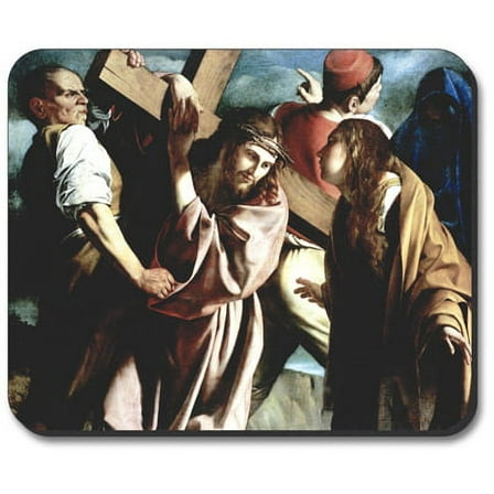 Art Plates Mouse Pad - Calvary