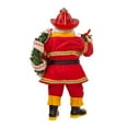 thumbnail image 2 of Kurt Adler 11-Inch Fabrich√© Fireman Santa with Wreath and Hose, 2 of 3