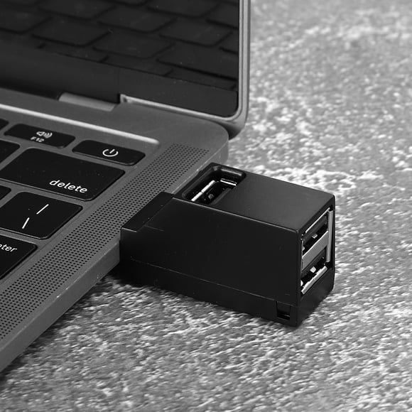 Hub, Splitter, Free Driver 3 In 1 USB Splitter, U Disk USB Fan For Computer For Mouse Black 2.0