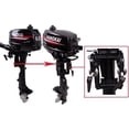 thumbnail image 2 of MONIPA 6 HP 2-Stroke Outboard Motor Tiller Shaft Inflatable Fishing Boat Marine Engine Water Cooling CDI System, 2 of 9