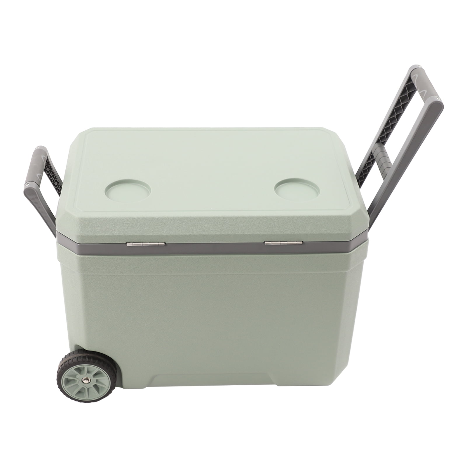 1 PCS 45L/11.89 Gal Insulated Portable Cooler, Ice Retention Cooler with Handle, Wheelded Cooler