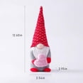 thumbnail image 4 of Keimprove Christmas Gnome Love Heart Ornament Envelope Faceless Doll Merry Christmas Decoration For Home Xmas Navidad Natal, 4 of 8