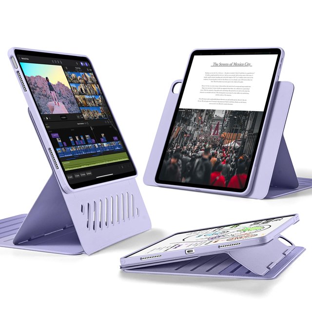 Funda ESR para iPad Air 13 pulgadas (2025/2024) M3/M2 violeta claro