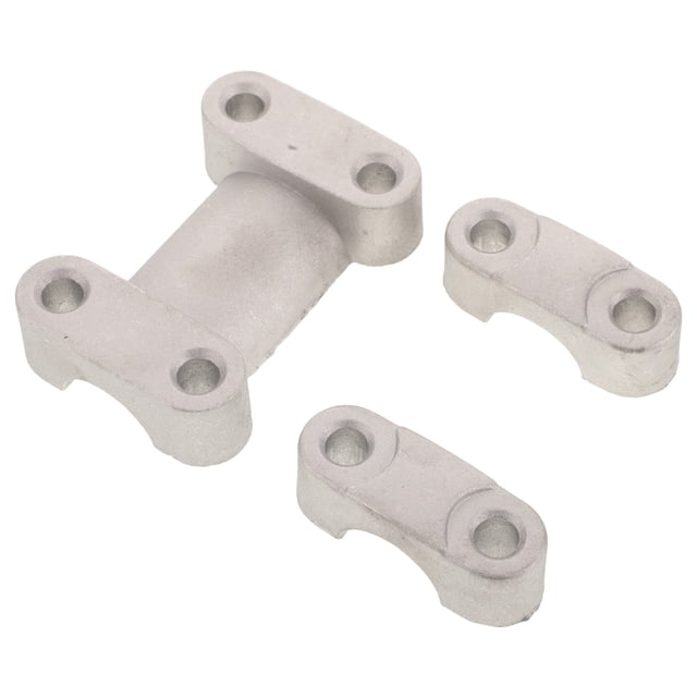 CATIEBYE Universal Aluminum Handlebar Risers Clamp for Atv and Dirt Bike Stable Control Silver
