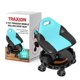 thumbnail image 1 of Traxion 2-707 Progear Asiento Móvil Con Ruedas Para Engranajes - Edición Aqua Con Bandeja Para Equipos De Altura Ajustable Y Cinco Ruedas Todoterreno De 5" Para Uso En Mecánica Y Taller, 1 of 1