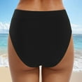 thumbnail image 5 of Povozer Cute Swimsuit for Women Bikini Swim Shorts Bottom Swimsuit Swimwear(Black,L), 5 of 6