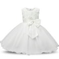 thumbnail image 1 of AAMILIFE Robe Fleur Princesse Fille Tutu Mariage Anniversaire Fête Robe Enfant Costume Enfants, 1 of 3