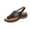 Black, variant on Pink Women'S Summertime Open Toe Wedge Sandals Thick Bottom Comfort Casual Slides Footwear Shoes
