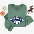thumbnail image 4 of Gamivast Womens Graphic Sweatshirts Game Day Football Graphic Print Crew Neck Long Sleeve Pullover Tops Casual Athletic Workout Wear, 4 of 5