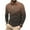 Brown, variant on Wyobmus Long Sleeve Shirt for Men Casual Quarter Zipper T-Shirt Gradient Print Long Sleeve Lapeled Tops Blue