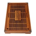 thumbnail image 1 of Gongfu Tea Table Set, Tea Serving Tray Lifelike Sturdy Colorfast Drawer Type Easy Tea Drainage With Drainage Ball For Storage Water Orange,Black, 1 of 8