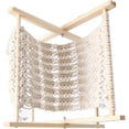 thumbnail image 5 of Bohemian Magazine Rack Macrame Magazine Rack Boho Magazine Holder Hand-Woven Shelf Can Place Books, Newspapers, Notebooks, 5 of 5