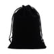 thumbnail image 1 of Wosthever 50 Uds bolsa de tela de terciopelo con cierre de cordón almacenamiento elegante para objetos de valor y regalos bolsas de joyería Almacenamiento y organización del hogar negro 13*18, 1 of 6