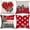 Multicolor, variant on Valentine''s Day Pillow Covers 16 x 16 Inch Set of 4, Valentines Decor Polka Dots Red Hearts Love Buffalo Plaid Bowknot Decorative Pillowcases for Home Sofa Couch Cushion Decoration G442-16