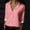 Pink, variant on ZJXFGS Fashion Clothing Formal Tops Oversized Casual Loose Solid Wide Lapel Tops For Women Early Fall Fashion Striped Button Down Shirt Women Western Outfit For Women Pink S