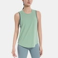 thumbnail image 5 of Lisingtool Clearance Womens Tops Womens Tank Tops Loose Tank Tops for Women Women's Sleeveless Pinhole Yoga Clothing Breathable Quick Drying Large Size Running Fitness Clothin M-4XL Clearance sale, 5 of 8