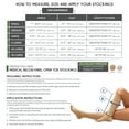 thumbnail image 2 of Truform Knee High Stockings, Open Toe: 18 mmHg, White, Medium, 2 of 7
