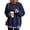 Wine, variant on Womens Fashion Casual Loose Pullover Sweatshirt, Long Sleeve Crewneck Tunic Top with Striped Layered Hem, Two Piece Look