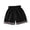 Black, variant on Gyujnb Striped Trim Sport Shorts Casual Daily Wear Lightweight Relaxed Fit Bottoms (Boys),6-12 Months