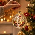 thumbnail image 6 of Light Up Sheep Christmas Ornament, 3.9 Inch Mini Story Ball with Holiday Scene for Tree Window Mantel Seasonal Decor, 6 of 6
