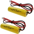thumbnail image 2 of 1.2v 900mAh Ni-CD AA Exit Sign Emergency Light Battery Replacement Compatible with Unitech AA900mAh OSA268 ELB CS01 Lithonia Battery EXR LED EL M6 (2 Pack), 2 of 4