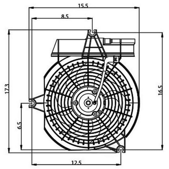 Engine Cooling Fan Assembly