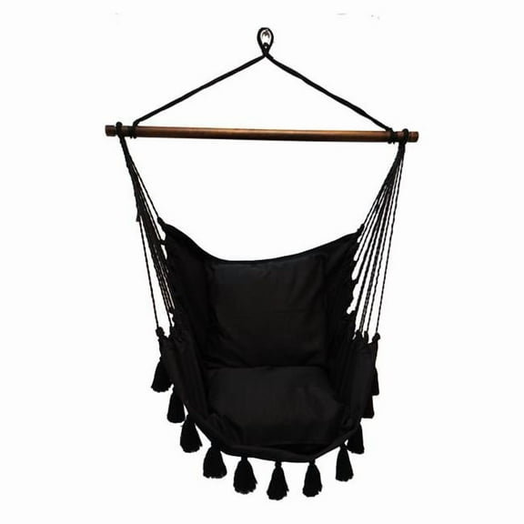 Calloway Mills Midnight Black Hammock Chair