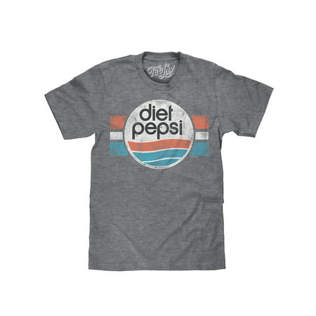 Tee Luv Diet Pepsi Distressed 70s Logo T-Shirt