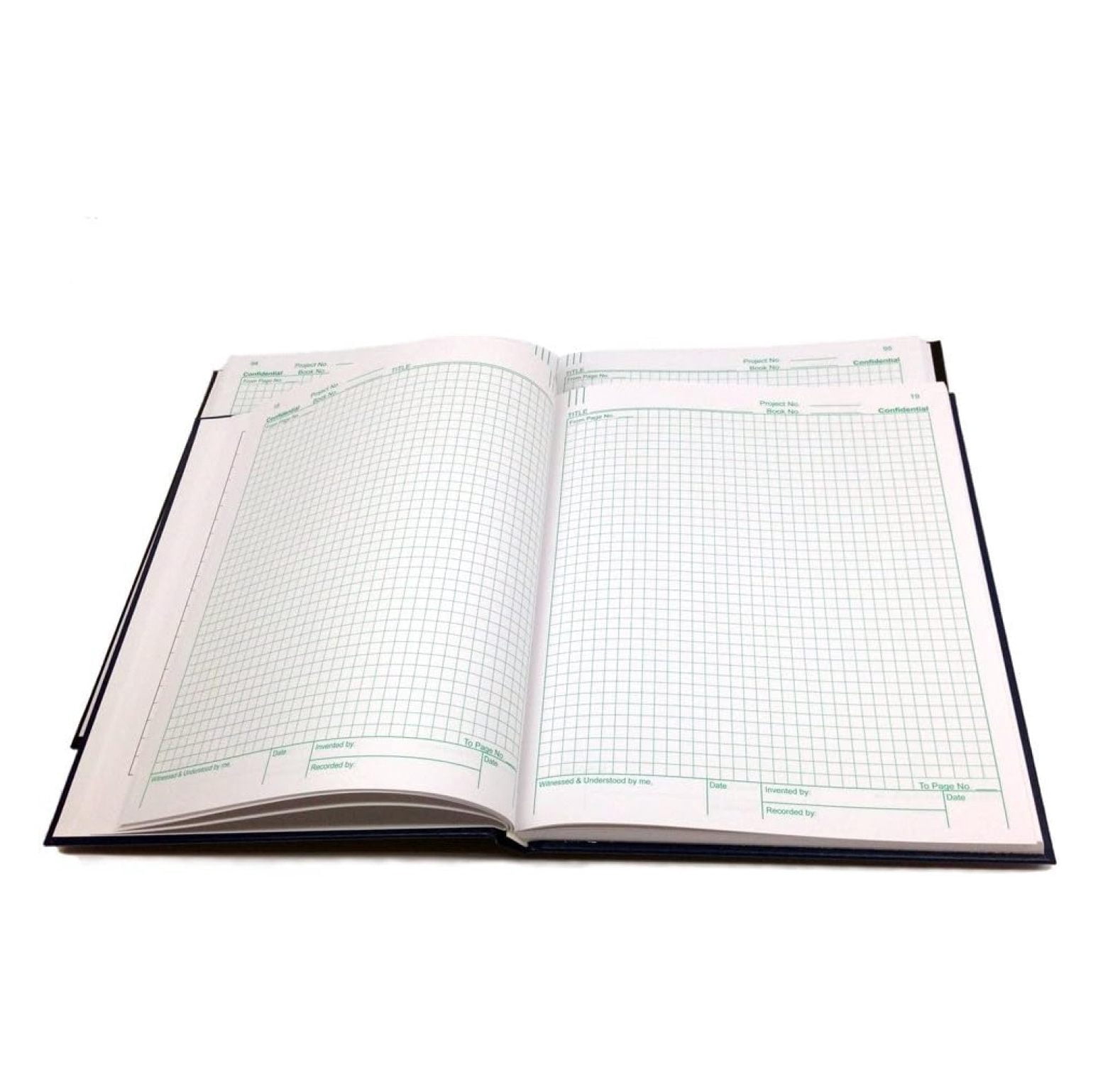 Laboratory Notebook - Blue Hardcover, 192 Pages - Recycled Paper, Section Sewn, 9.5 x 11.5 Inch - Archival Quality Lab Notebook for Scientists & Students 9.25" x 11.25" - 192 graph pg