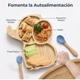 thumbnail image 2 of Set de Alimentación para Bebé Match & Enjoy Diseño de Elefante en Bambú, 2 of 8