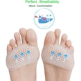 thumbnail image 5 of Pair Breathable Metatarsal Pads, Gel Ball of Foot Pain Relief Cushions, Metatarsalgia and Morton's Neuroma Support for Men and Women, 5 of 5