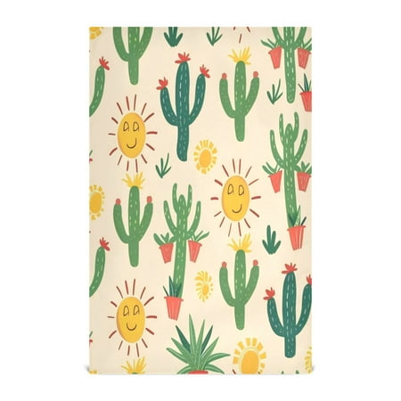 

Kitchen Towel 28x18 Inches x6，Plate Towel Decorative Towel Napkin Tea Towel Tea Towels For Kitchen Dish Cloths & Dish Towels Cartoon Cactus