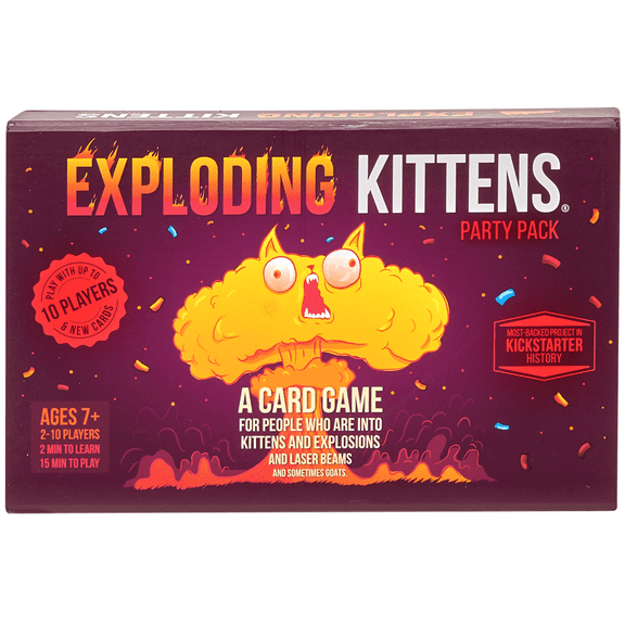 Exploding Kittens Card Game - Party Pack for Up to 10 Players