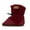 Maroon, variant on Jan & Jul Stay-Put Cozy Booties for Boys or Girls (Bear, Small)