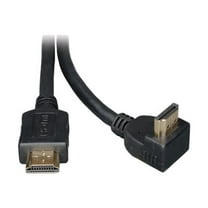Tripp Lite P568-006-RA Black HDMI Gold Straight to Right-Angle Digital Video Cable Male to Male