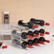 thumbnail image 4 of Estante De Almacenamiento De Plástico Estante apilable transparente para botellas de vino, organizador desmontable para tazas y botellas de agua (transparente) JASKFLY, 4 of 9