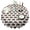 White Buffalo Pattern, variant on White Buffalo Pattern Round Tablecloth 60"x60",Wrinkle Wipeable Table Cloth for Kitchen Dining Room Picnic Patio Party