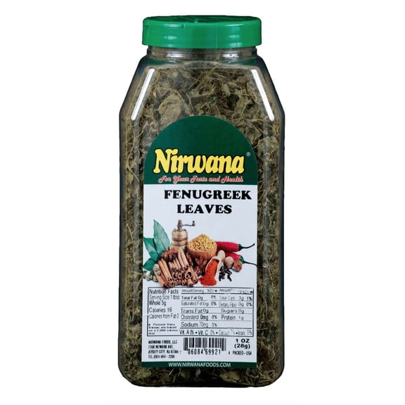 Nirwana Fenugreek Leaves 1 oz Bottle