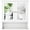 White, variant on Costway Wall Mount Mirror Cabinet Bathroom Medicine Cabinet Organizer Black