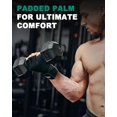 thumbnail image 3 of Guantes de entrenamiento Trideer para hombre, levantamiento de pesas, con muñequera, 3 of 7