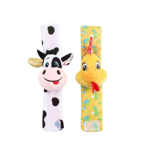 Balibazoo–Farm Friends Wrist Rattle Set