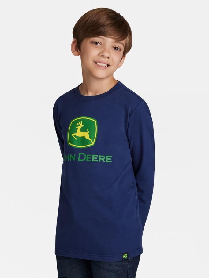 John Deere Boy's Long Sleeve Graphic T-Shirt, Sizes 4 - 18