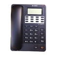 thumbnail image 1 of Teléfono con cable, control de , identificación de lmadas, remarcación \ P, con LCD Teléfono fijo para negocios, trabajo, oficina, - NEGRO Sunnimix Teléfono con cable, 1 of 8