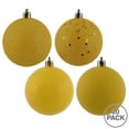 thumbnail image 3 of Vickerman 2.75" Yellow 4-Finish Ball Ornament Assortment, 20 per Box, 3 of 6