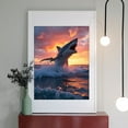 thumbnail image 2 of Diamond Art Kits for Adults - 5d Shark Sunset Splash Ocean Scene Diamond Painting for Adults, Diamond Art for Adults Beginners, Diamond Painting Kits for Adults for Home Wall Decor, 2 of 7