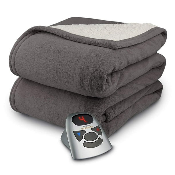 Biddeford Blankets Warming Sherpa Blanket with Digital Controller