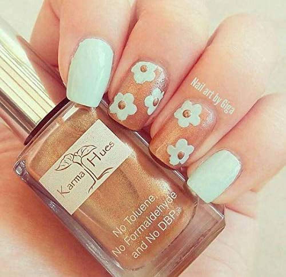 karma Organic beautiful Combination of Natural Nail Polish-Non-Toxic Nail Art, Vegan and Cruelty-Free Nail Paint